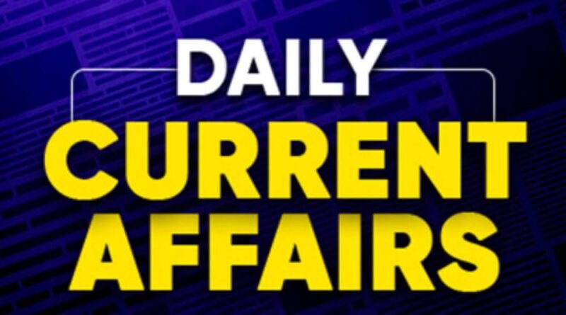 Daily Current Affairs