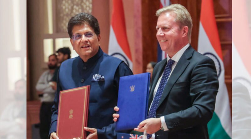 Historic trade deal between India and New Zealand
