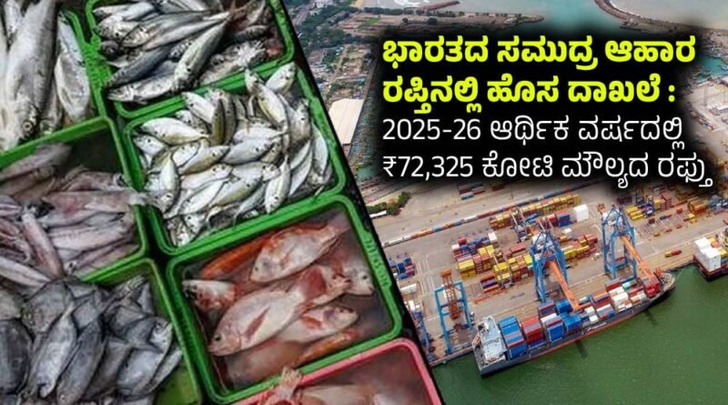 Indias seafood exports