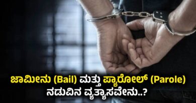 difference between Bail and Parole ► SPARDHA TIMES difference between Bail and Parole
